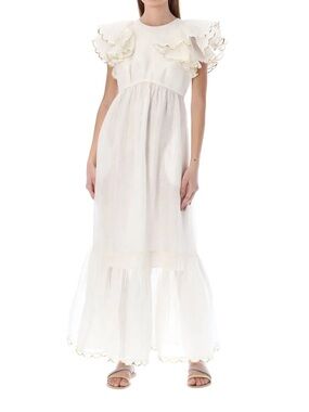 Zimmermann Linen and Silk Blended Dress, size 2